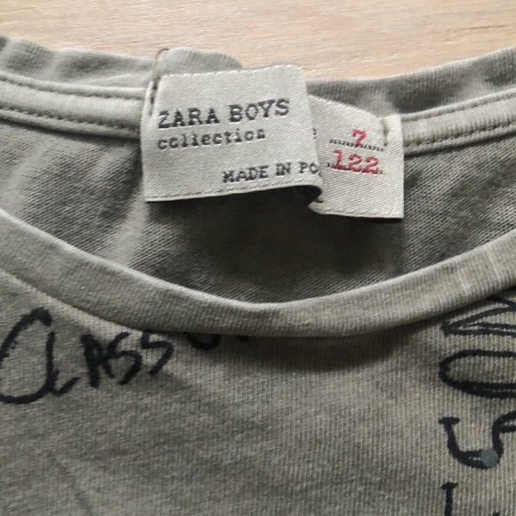 Zara boys long sleeve top size 7 - Picture 2 of 5